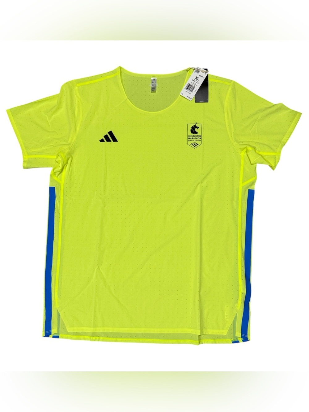 Adidas Boston Marathon 2026 Adizero Running Tee T-Shirt Men's Size XL KE8245 NWT